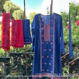 Aarzoo Embroidered 3-Piece Suit