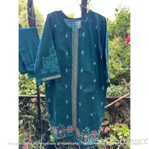 Nooré Teal 2-Piece Suit